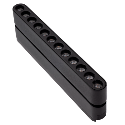 Светильник трековый светодиодный MTR16 1312R 12w 3000K spot 36° BL (чёрный) IP20