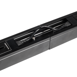 PSO-02L 16W 4000K BLACK L-обр. 255x255x42 IP40 Jazzway