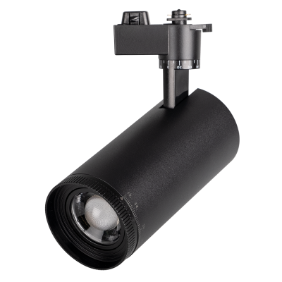 Светильник трековый светодиодный PTR 0728 ZOOM 28w 3000K 15-60° BL (чёрный) IP40