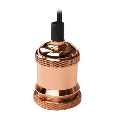Светильник светодиодный RETRO патрон с проводом PLC 01 E27 230V/1M Rose gold — вид 4