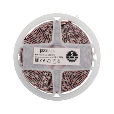 Лента светодиодная PLS 5050/60-12V 4000K IP20 5m (белый)