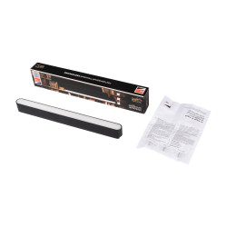 MTR16  1018 18w 3000K frost 90° BL (чёрный) IP20 Jazzway 