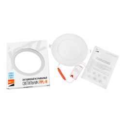 PPL-R 12w 6500K IP40 WH d170мм встр/круг Jazzway