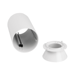 PDL-R 14080 GU10 WH/WH (белый/белый) 230V IP20 Jazzway