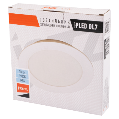 Светильник светодиодный встраиваемый PLED DL7 18w 6500K WH IP54 — вид 5