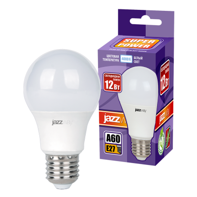 Лампа светодиодная PLED- SP A60 12w E27 4000K 230/50 — вид 3