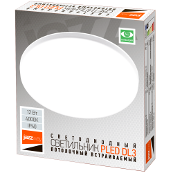 PLED DL3 12w 4000K WH IP40 Jazzway