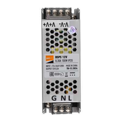 Блок питания (драйвер) BSPS 12V8,30A=100W IP20 2 г.гар.