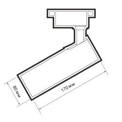 PTR  0620 20w 3000K 24° WH (белый) IP40 Jazzway