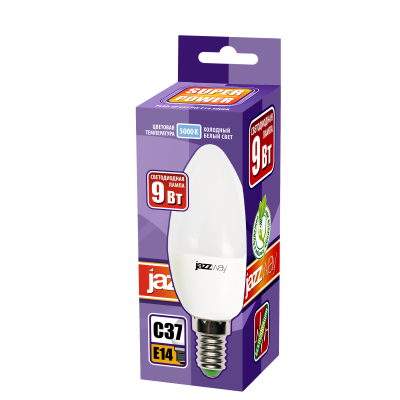 Лампа светодиодная PLED- SP C37 9w E14 5000K-E — вид 2