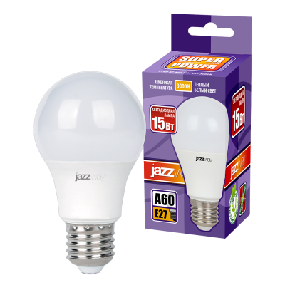 Лампа светодиодная PLED- SP A60 15w E27 3000K 230/50 — вид 3