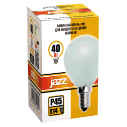 P45  240V  40W  E14  frosted Jazzway