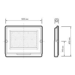 PFL- C3 400w  6500K IP65  Jazzway