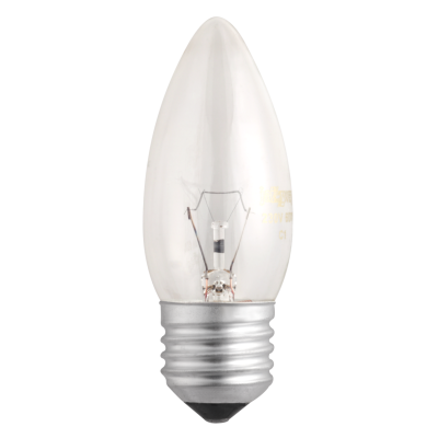 B35  240V  60W  E27  clear