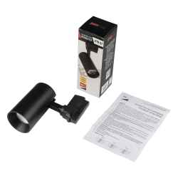 PTR  0725 25w 3000K 24° BL (чёрный) IP40 Jazzway