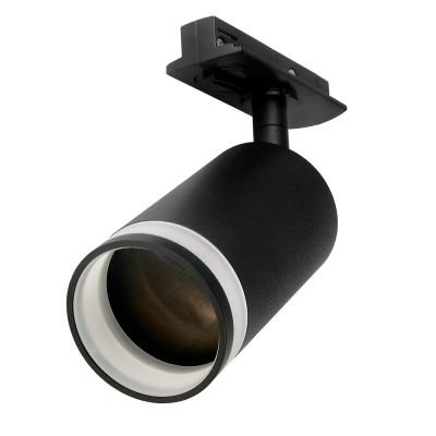 Светильник трековый под лампу PTR 28 GU10 BL 230V (чёрный) IP20