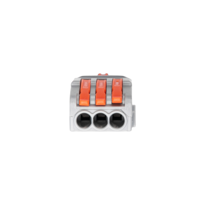 Клемма монтажная СМК PTC-1P 4213 BL/3 450V 32A 0.08-2.5(4.0)mm2 / 3 шт./ — вид 4