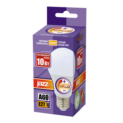 Лампа светодиодная PLED- DIM A60 10w 3000K 820 Lm E27 230/50 — вид 2