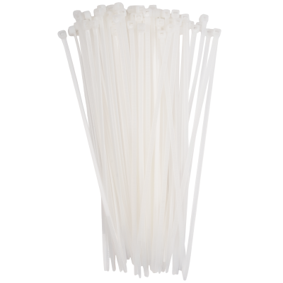 Кабельная стяжка PCT 3,6x200-100WH PA6.6 Jazzway (100 шт/уп) — вид 3
