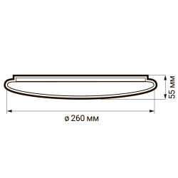 PPB STARWAY-2 24w 6500K IP20 D260*55 Jazzway