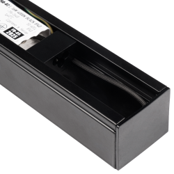 PSO-02L 16W 4000K BLACK L-обр. 255x255x42 IP40 Jazzway