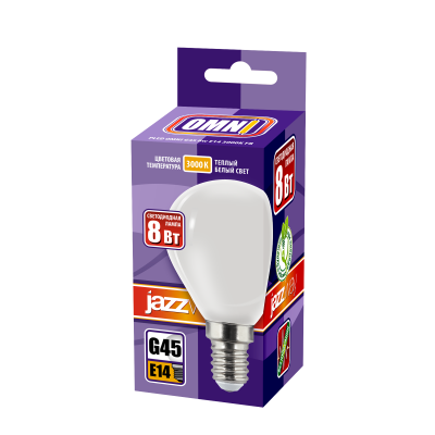 Лампа светодиодная PLED OMNI G45 8w E14 3000K FR 230/50 — вид 2