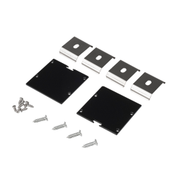 Заглушка торцевая для PAL5050 BLACK /набор 2шт/ Jazzway