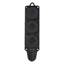 PRC-123-BL 16A 220V IP44 каучук Jazzway