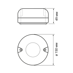 PBH - PC4-RSM 10W 4000K CL IP65 Sensor (микроволн.) Jazzway