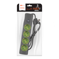 JAZZway ET-04-300G (4 x 3,0) заземл., выкл.