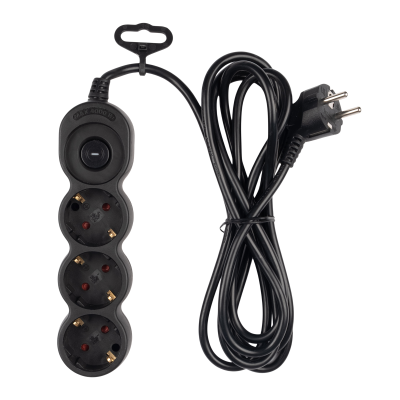 Удлинитель JAZZway EX-03GS-300-bk (3 x 3) заземл., выкл. — вид 3