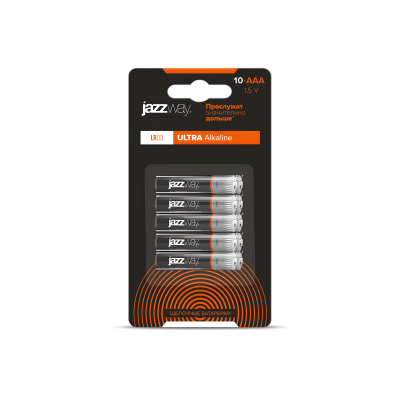 AAA щелочная батарейка JAZZway LR03 ULTRA Alkaline BL-10