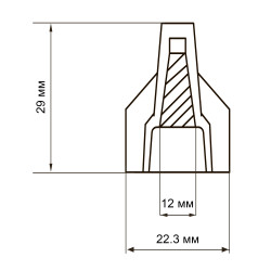 PSC-P-7-R (СИЗ-7Л) (50 шт/уп) Jazzway