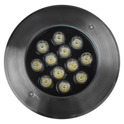 PGR  R180 12w 4000K 30° Сhrome (грунтовый встраиваемый) IP67