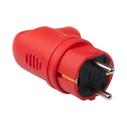 PRC-251-Red 16А 220V IP44 каучук красная Jazzway