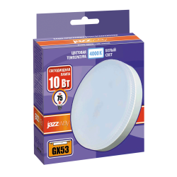 PLED-GX53   10w=75w  4000K 820 Lm  230V/50Hz  Jazzway