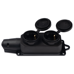 PRC-122-BL 16A 220V IP44 каучук Jazzway