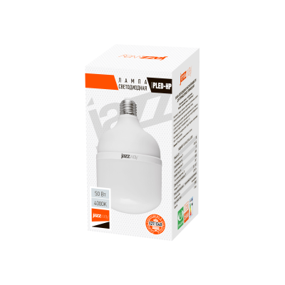 Лампа светодиодная PLED-HP-T120 50w 4000K E27/E40 Jazzway (переходник в компл. — вид 2