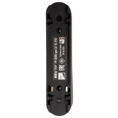 Светильник трековый светодиодный MTR16 1306R 6w 3000K spot 36° BL (чёрный) IP20 — вид 2