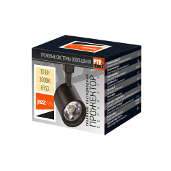 PTR  0510 10w 3000K 24° BL (чёрный) IP40 Jazzway