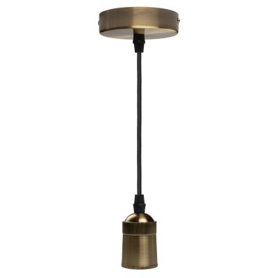 Светильник светодиодный RETRO патрон с проводом PLC 03 E27 230V/1M ANTIQUE BRONZE — вид 2