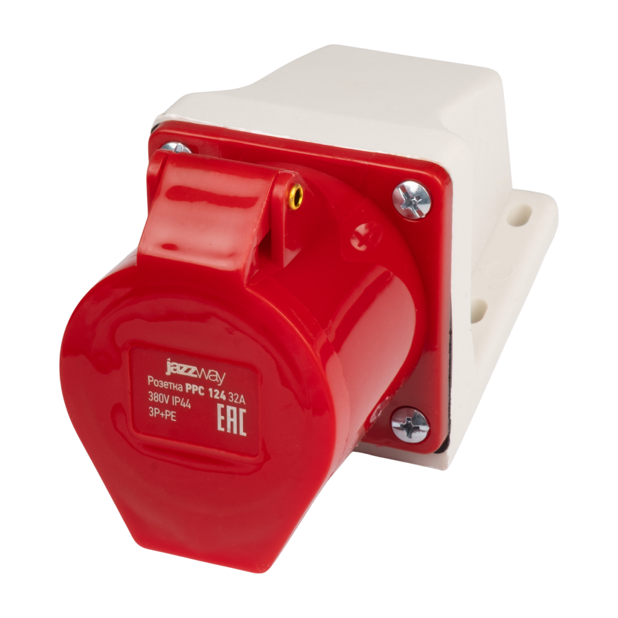 PPC 124 3Р+РЕ 32А 380В IP44 Jazzway