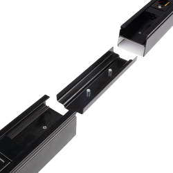 PSO-02L 16W 4000K BLACK L-обр. 255x255x42 IP40 Jazzway