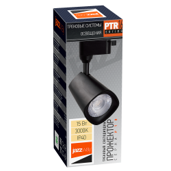 PTR  1615 15w 3000K 24° BL (чёрный) IP40 Jazzway
