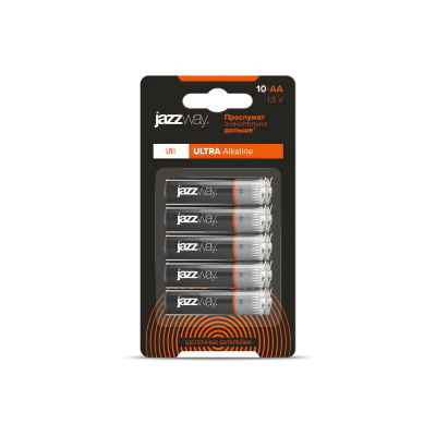 AA щелочная батарейка JAZZway LR6 ULTRA Alkaline BL-10