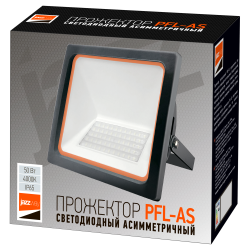 PFL -AS-   50w 4000K IP65 асимметричный Jazzway