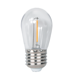 PLED- ECO- S14 1w E27 2700K CLEAR  Jazzway