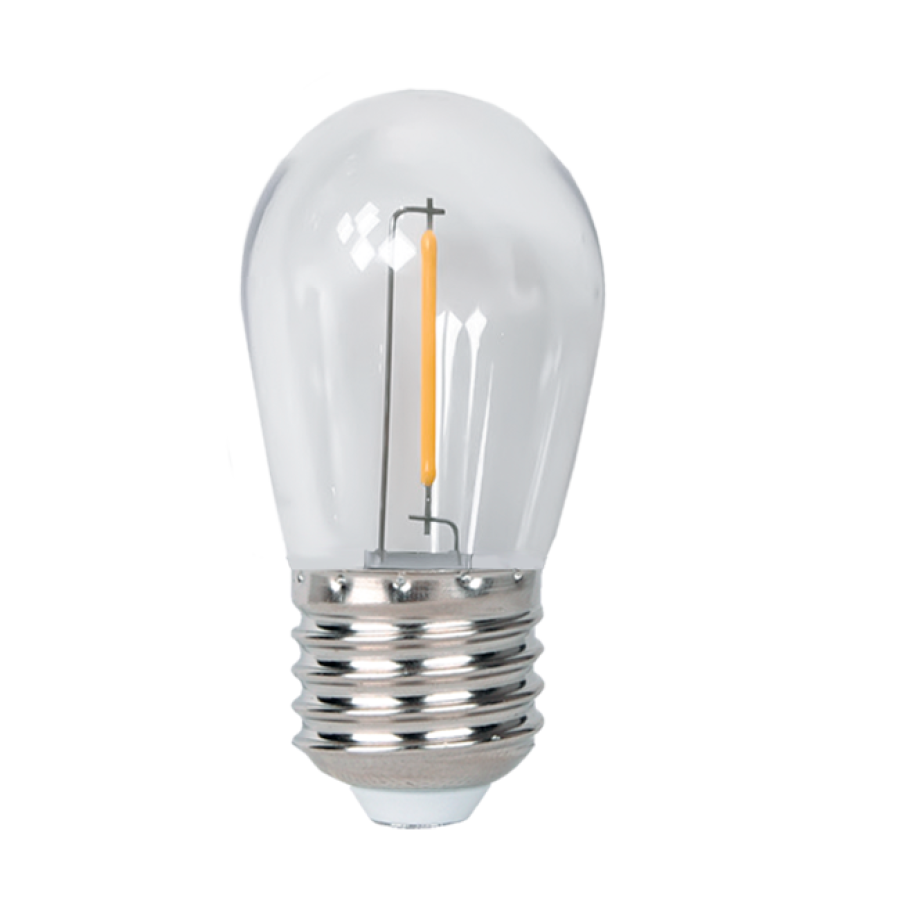 PLED- ECO- S14 1w E27 2700K CLEAR  Jazzway