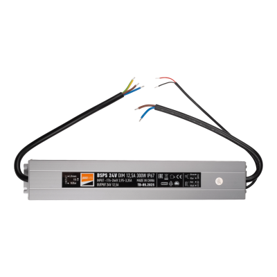 Блок питания (драйвер) BSPS 24V DIM 300W=12,50A диммируемый IP67 5 л.гар. — вид 2