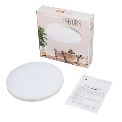 Светильник светодиодный декоративный PPB OPAL 30W 4000K WH d260X55 IP20 — вид 5